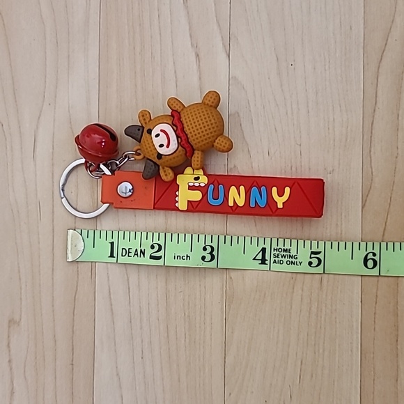 Cute Lovely Cow Keychain Bright Color - Picture 5 of 5